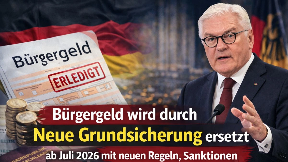 Bürgergeld wird durch Neue Grundsicherung ersetzt