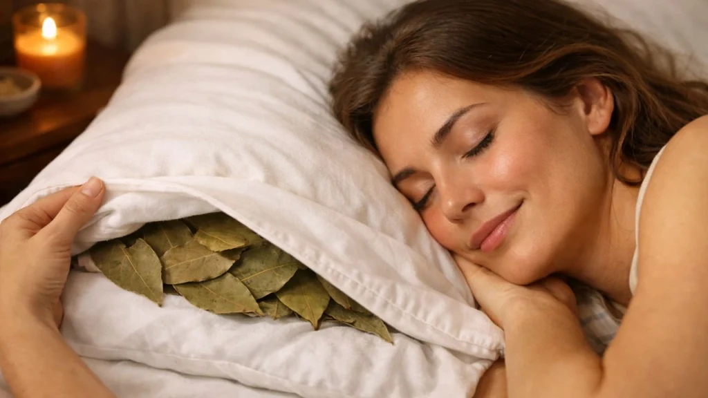 Der Lorbeerblatt-Kissen-Trick, der meinen Schlaf verbessert hat