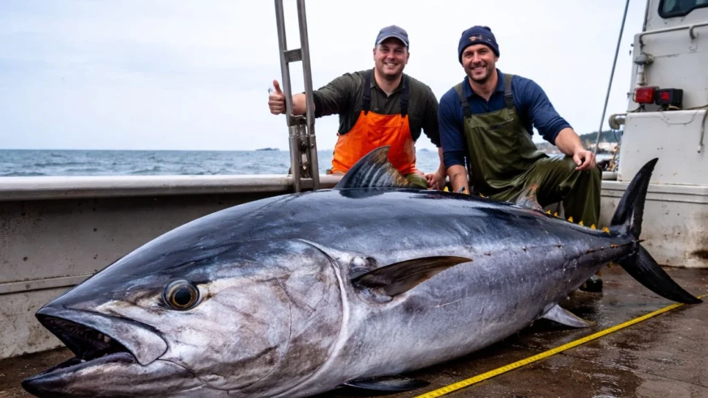 Seltener Gigantischer Blauflossen-Thunfisch Wird Bestätigt (1)Seltener Gigantischer Blauflossen-Thunfisch Wird Bestätigt
