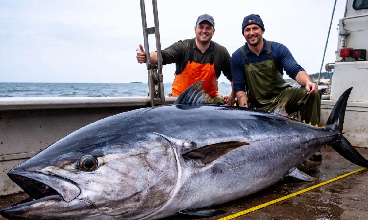 Seltener Gigantischer Blauflossen-Thunfisch Wird Bestätigt (1)Seltener Gigantischer Blauflossen-Thunfisch Wird Bestätigt